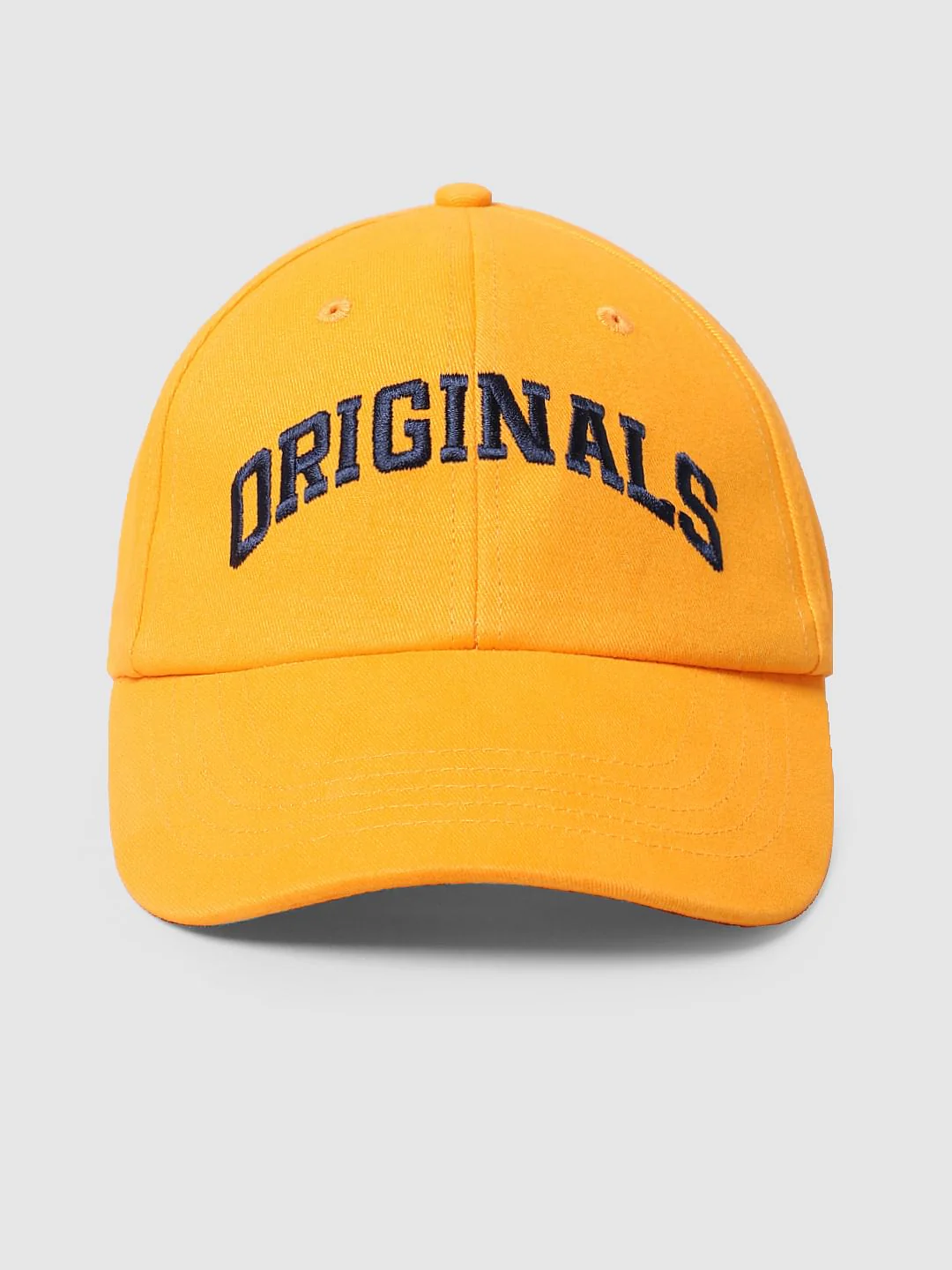 Orange Logo Print Cap - Image 2