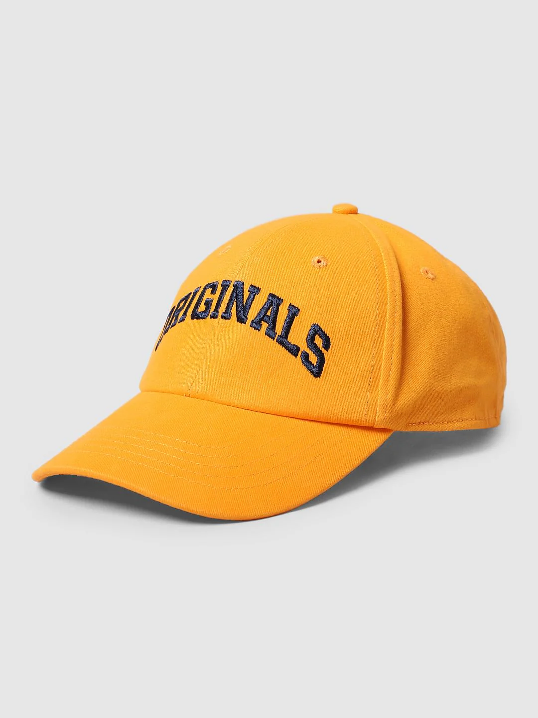 Orange Logo Print Cap - Image 3