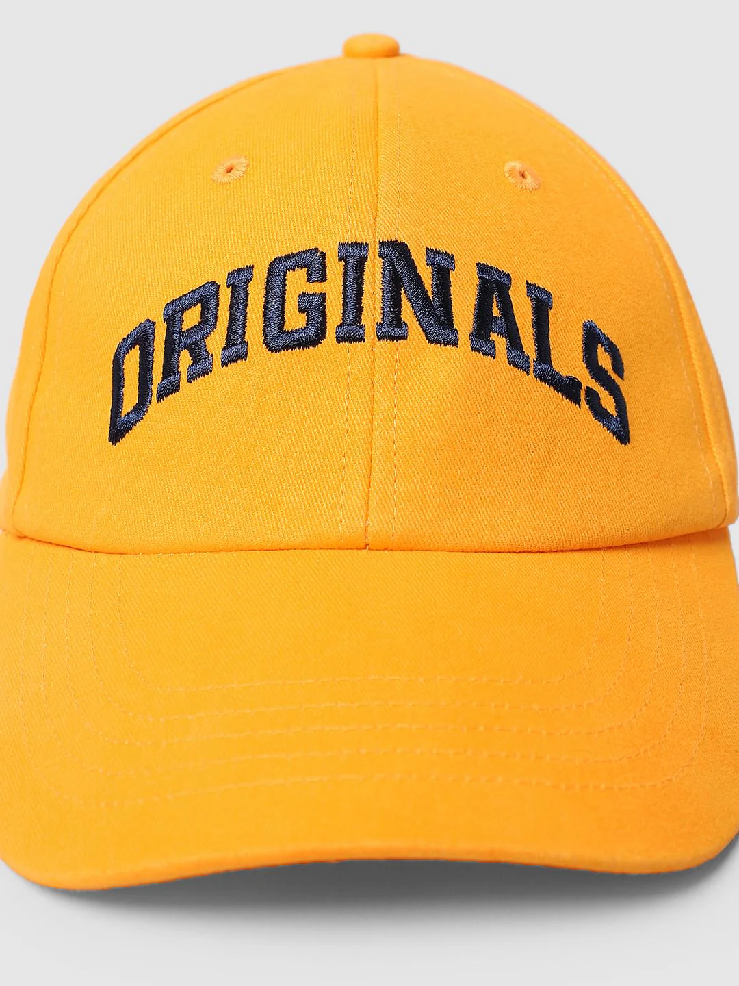 Orange Logo Print Cap - Image 6