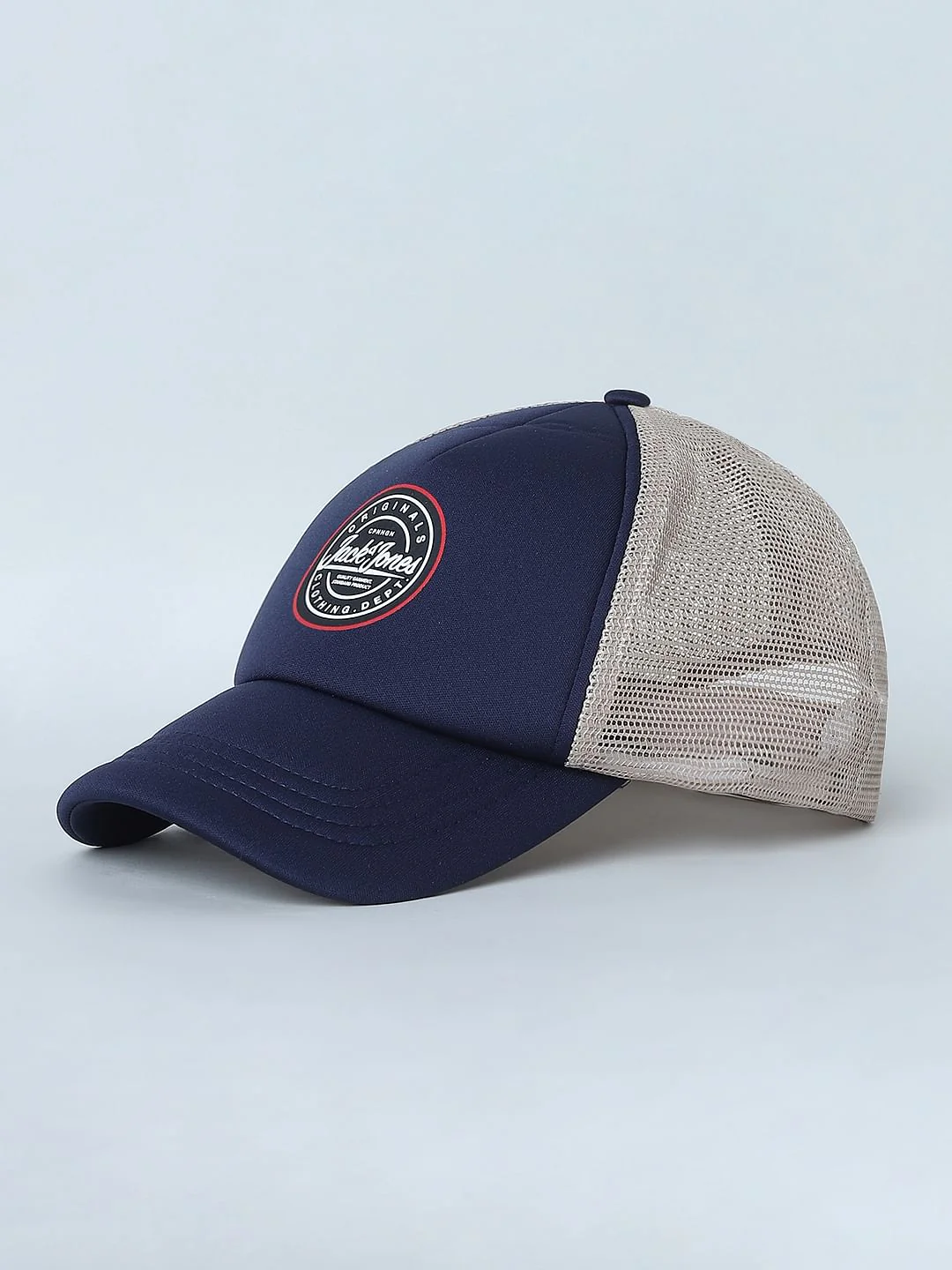 Blue Patch Branding Mesh Baseball Cap - Image 3