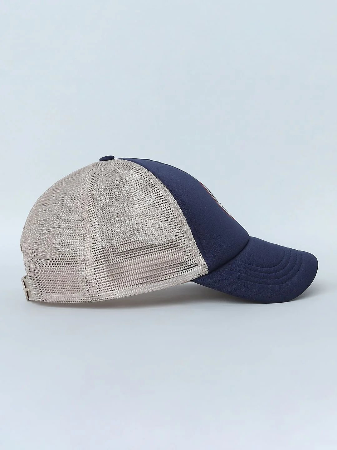 Blue Patch Branding Mesh Baseball Cap - Image 4
