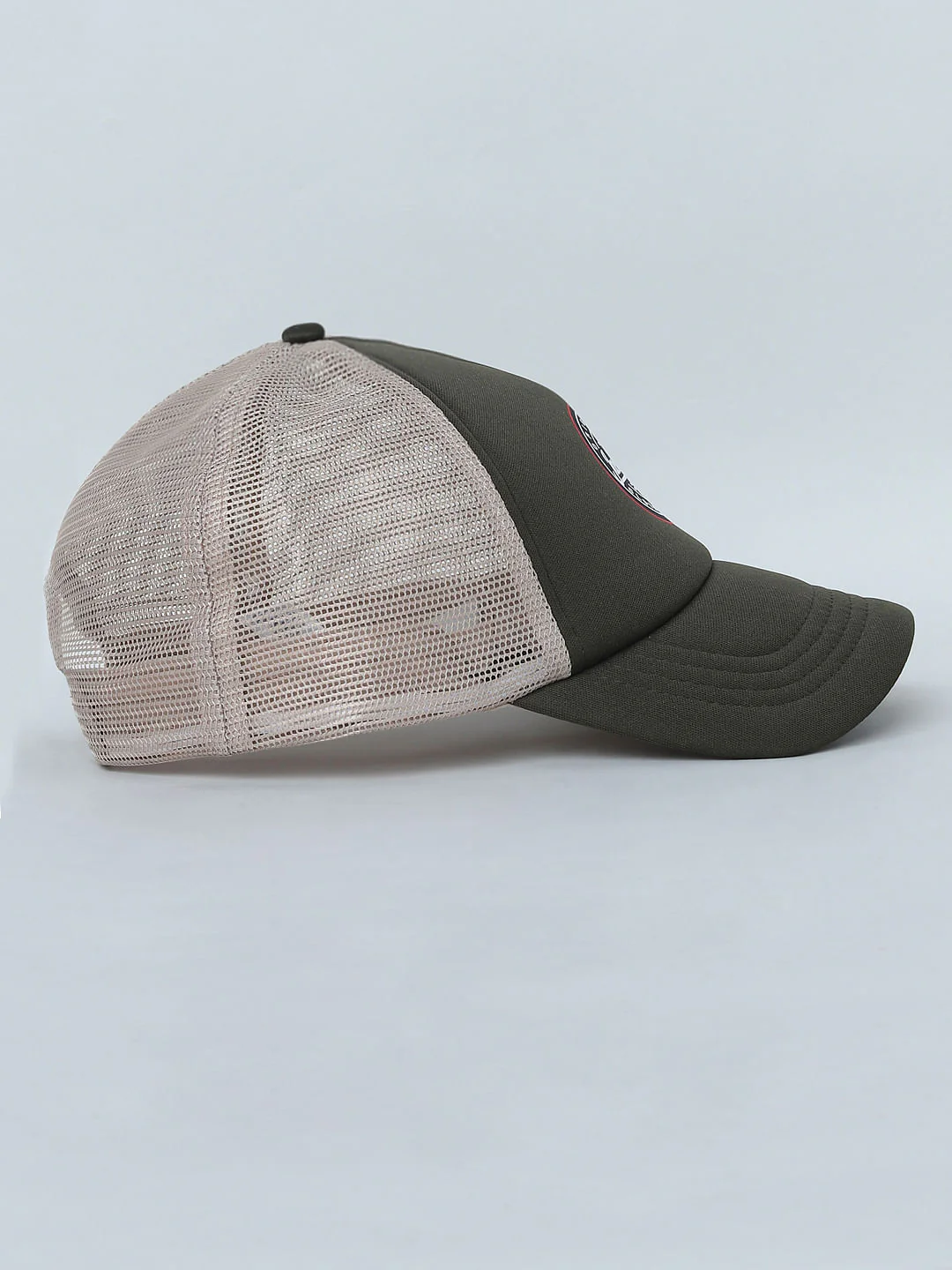 Green Patch Branding Mesh Baseball Cap - Image 3