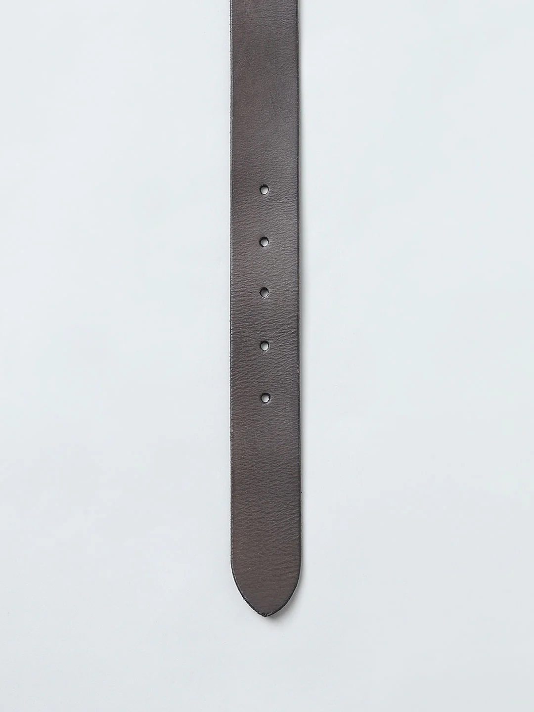 Brown Studded Logo Leather Belt - Image 5
