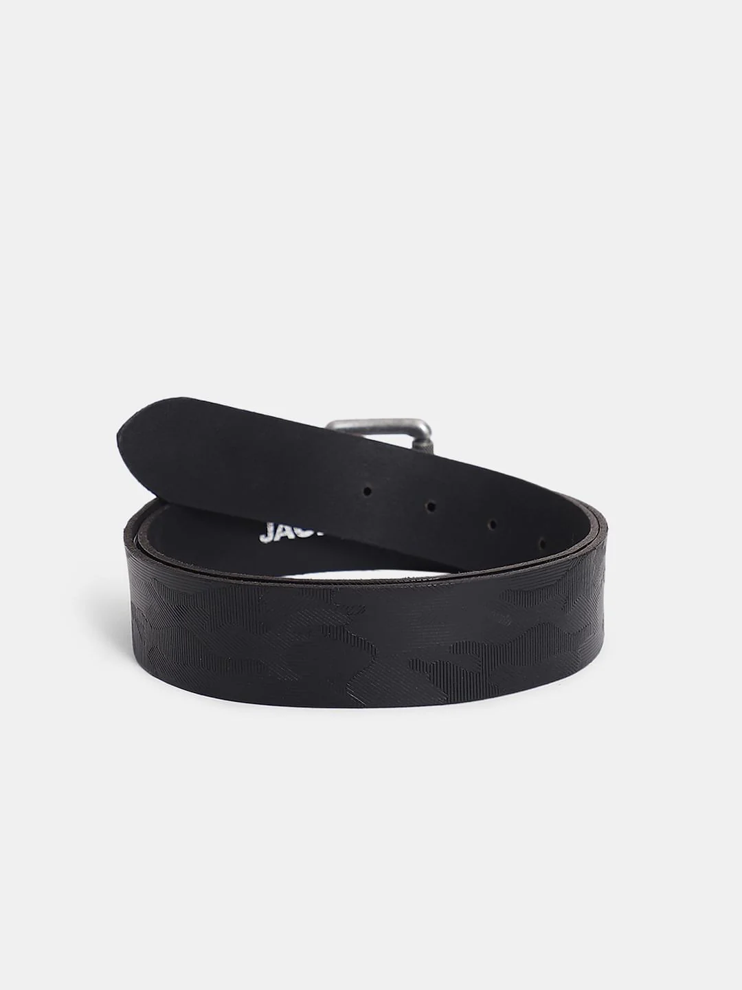 Black Leather Belt - Image 2