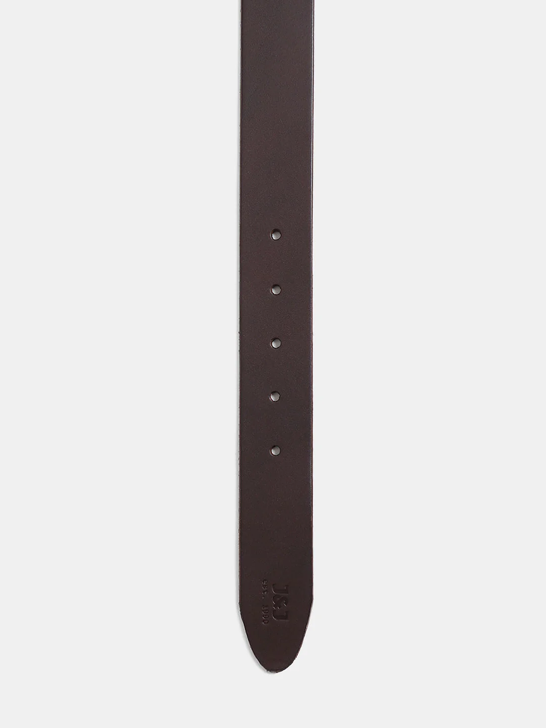 Dark Brown Leather Belt - Image 4