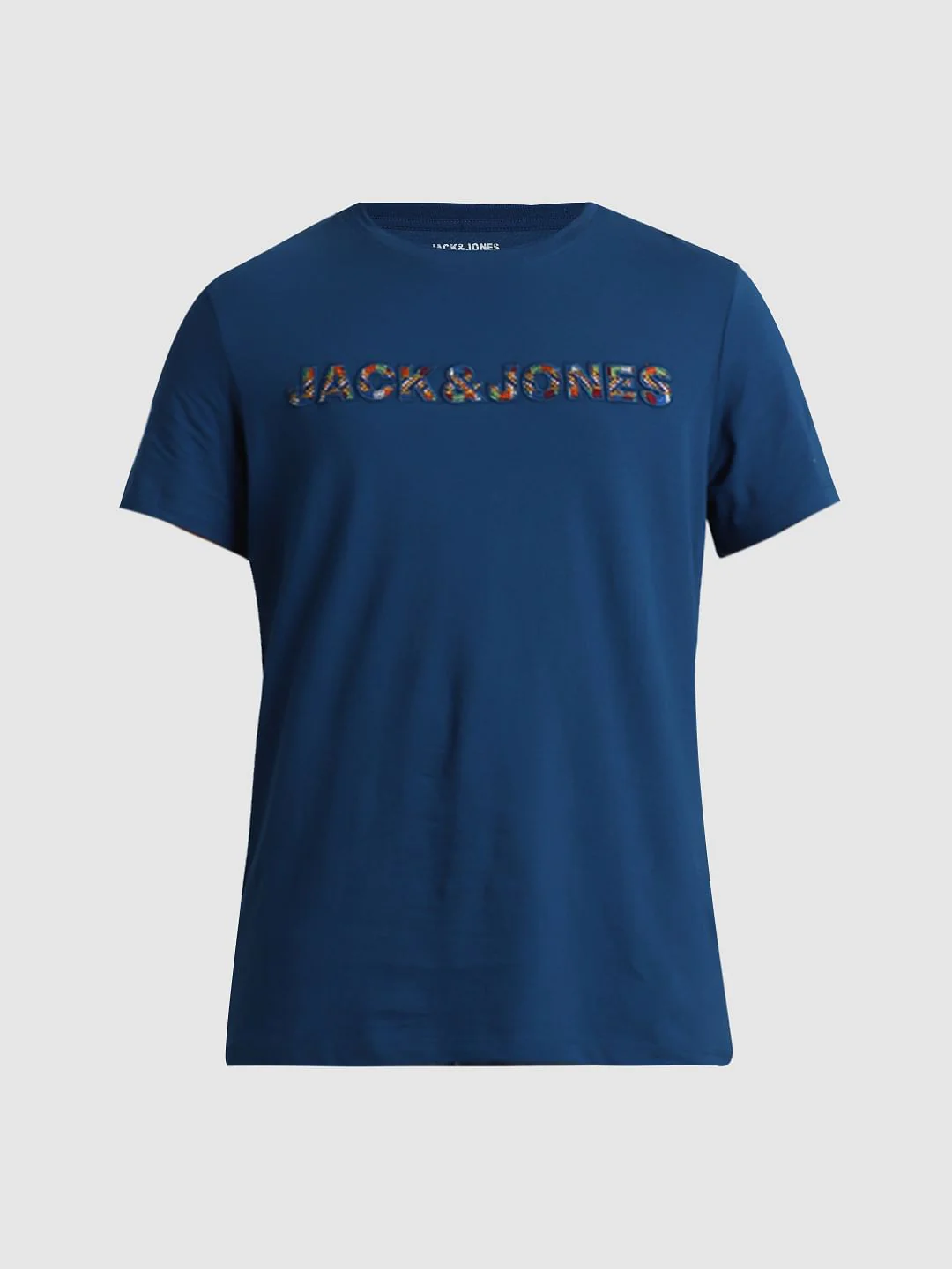 JACK&JONES X KUTCH BLUE EMBROIDERED SLIM FIT T-SHIRT - Image 7