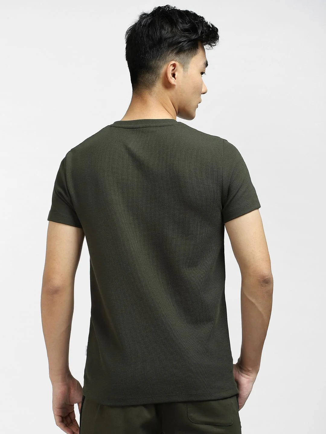 Dark Green Zipped Pocket T-shirt - Image 4