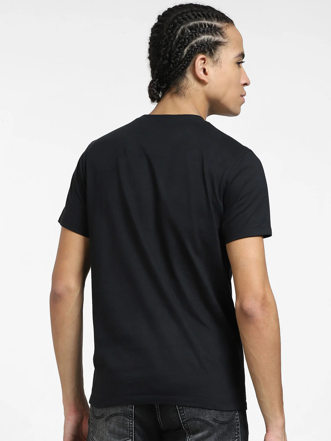 METAVERSE BLACK GRAPHIC PRINT T-SHIRT - Image 4