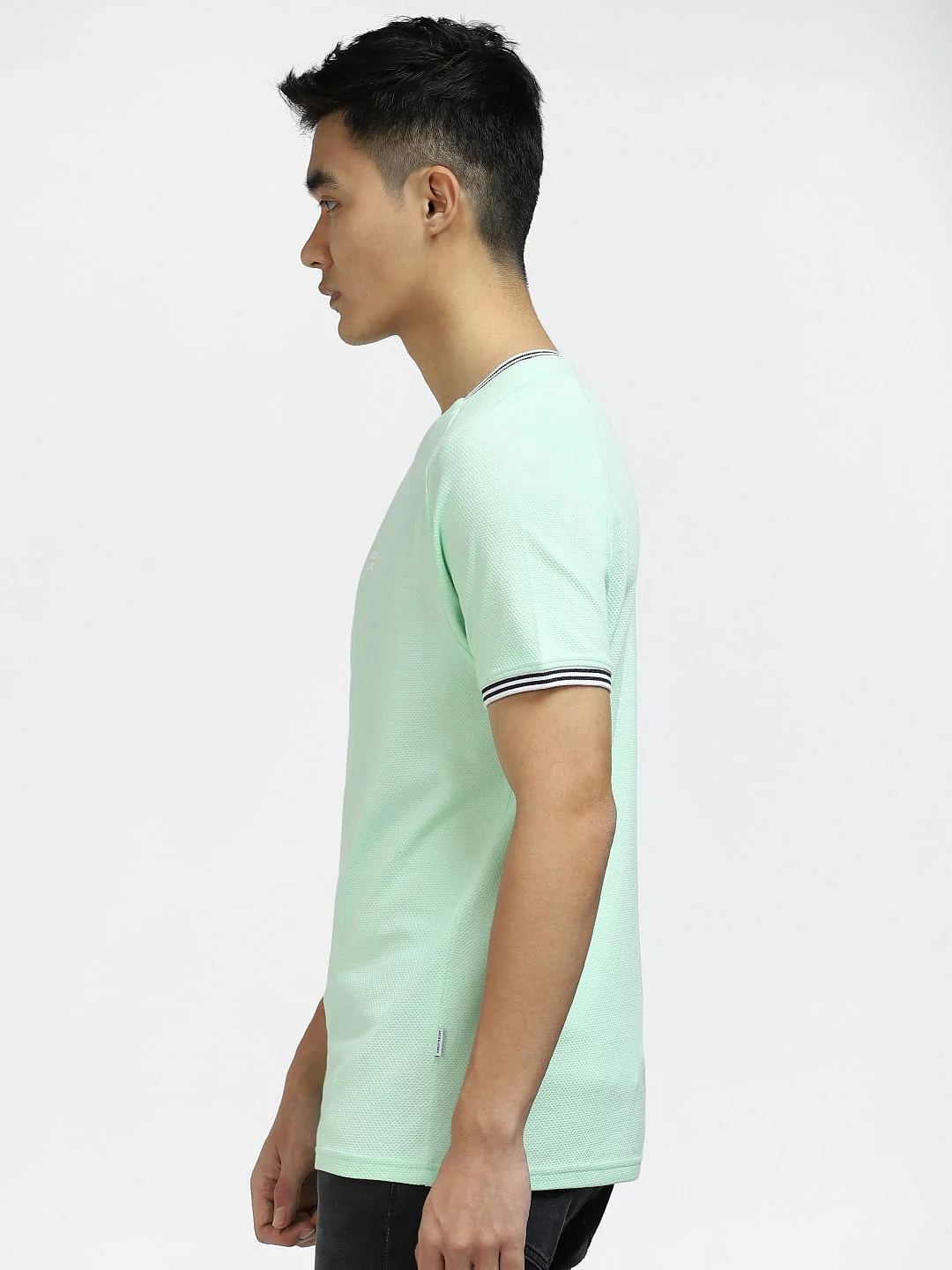 Light Green Crew Neck T-shirt - Image 3