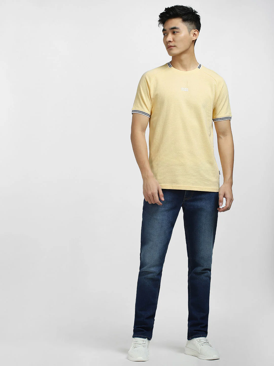 Beige Crew Neck T-shirt - Image 6
