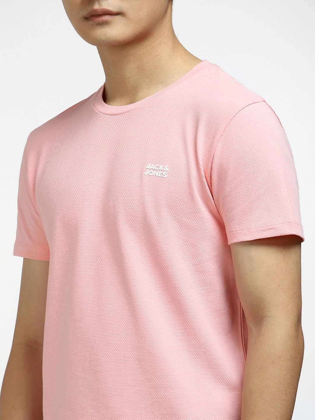 Light Pink Crew Neck T-shirt - Image 5