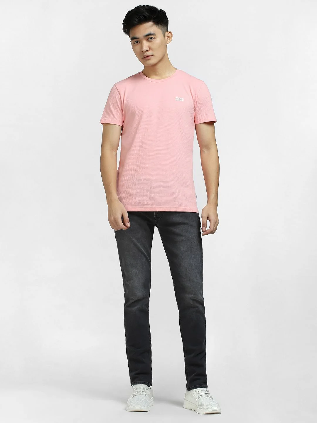 Light Pink Crew Neck T-shirt - Image 6