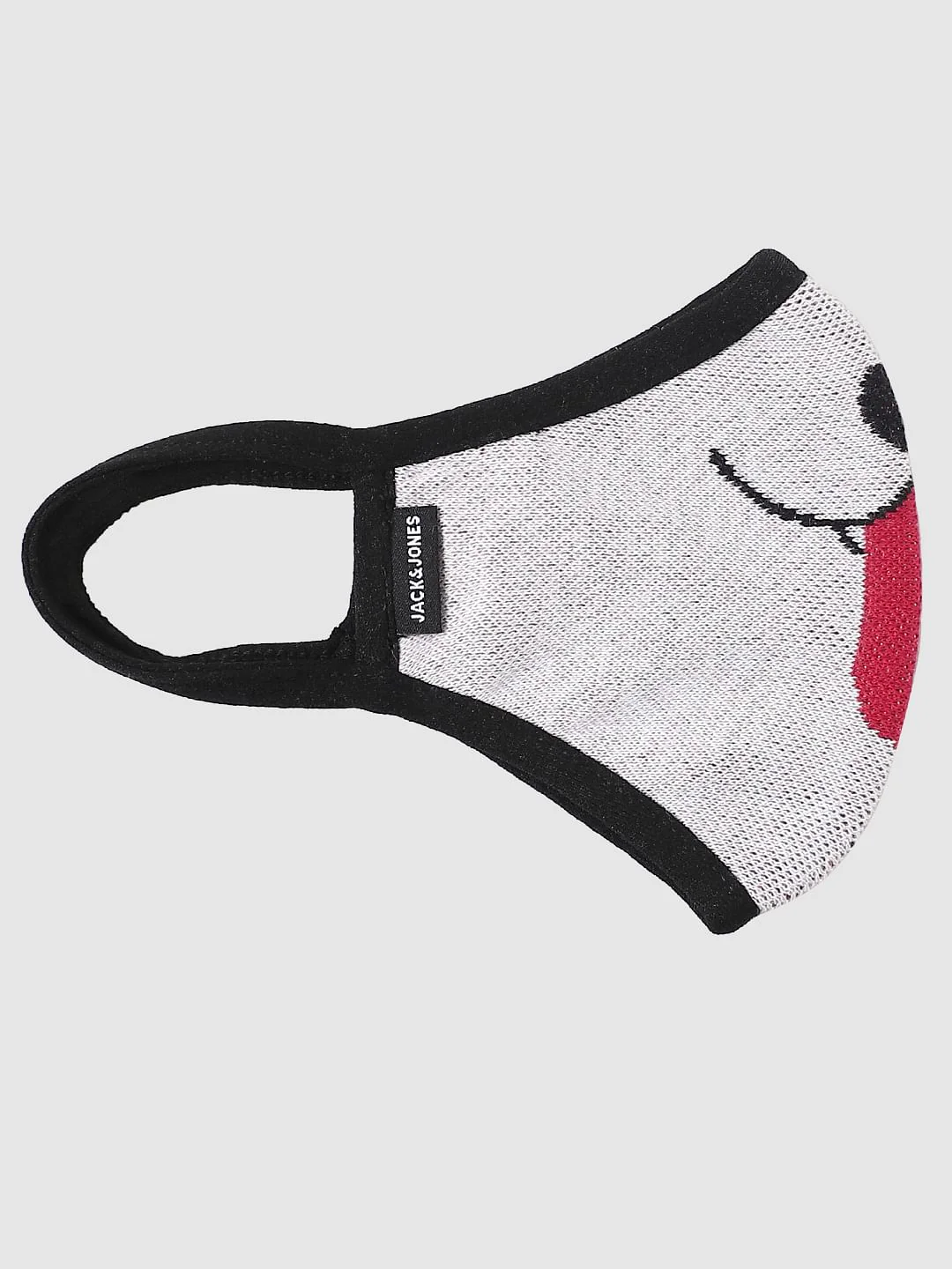 BOYS Yellow Graphic Print Knit Mask - Image 4