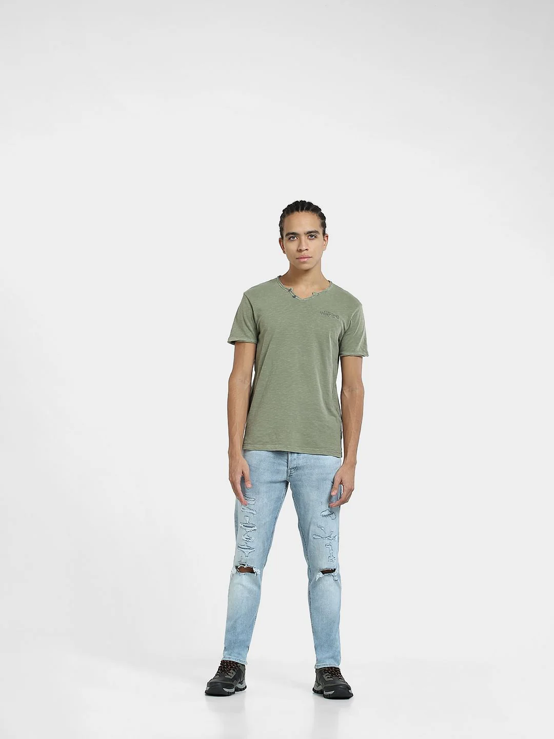 Green Crew Neck T-shirt - Image 6