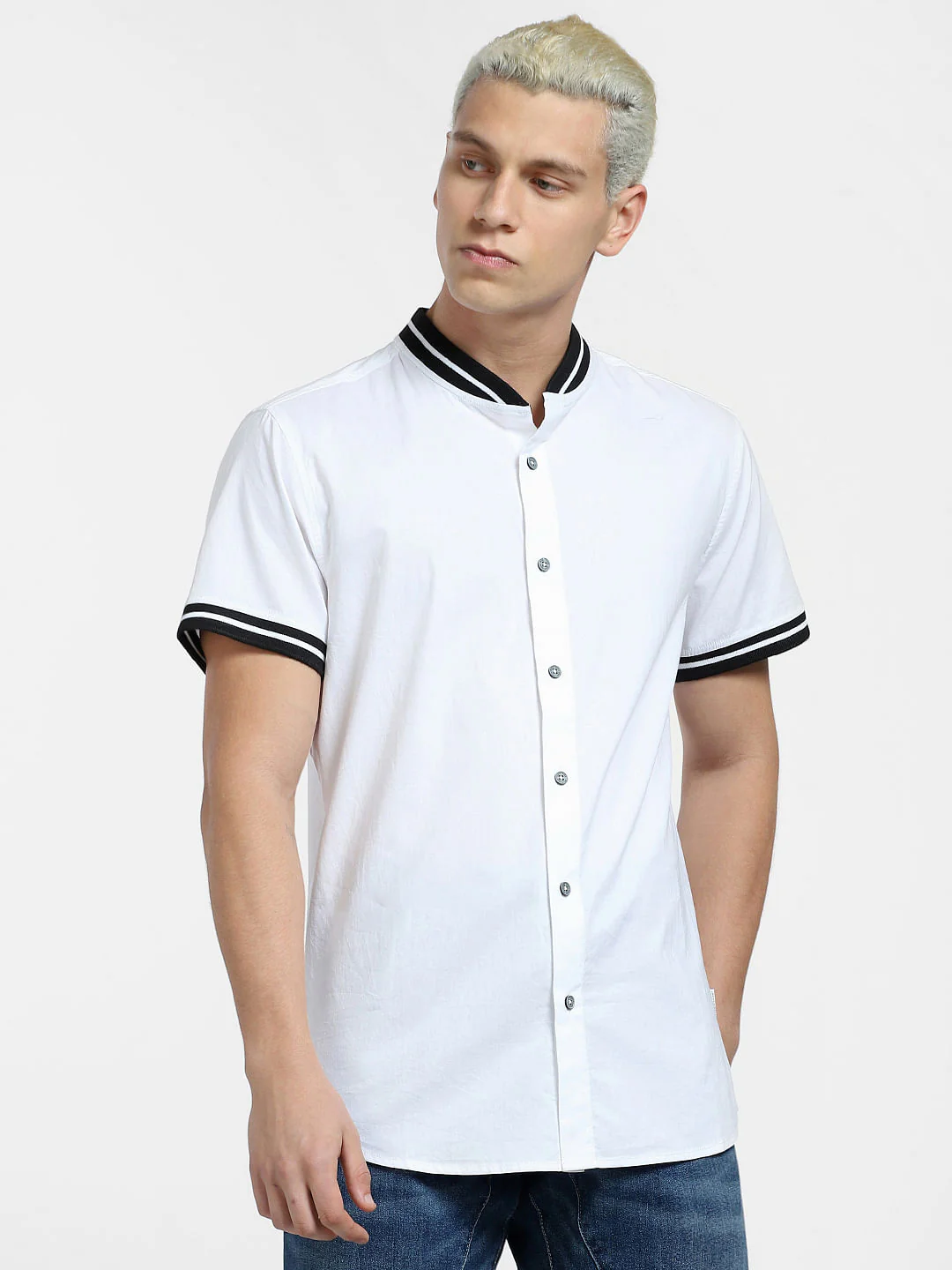 White Short Sleeves Shirt - Image 2