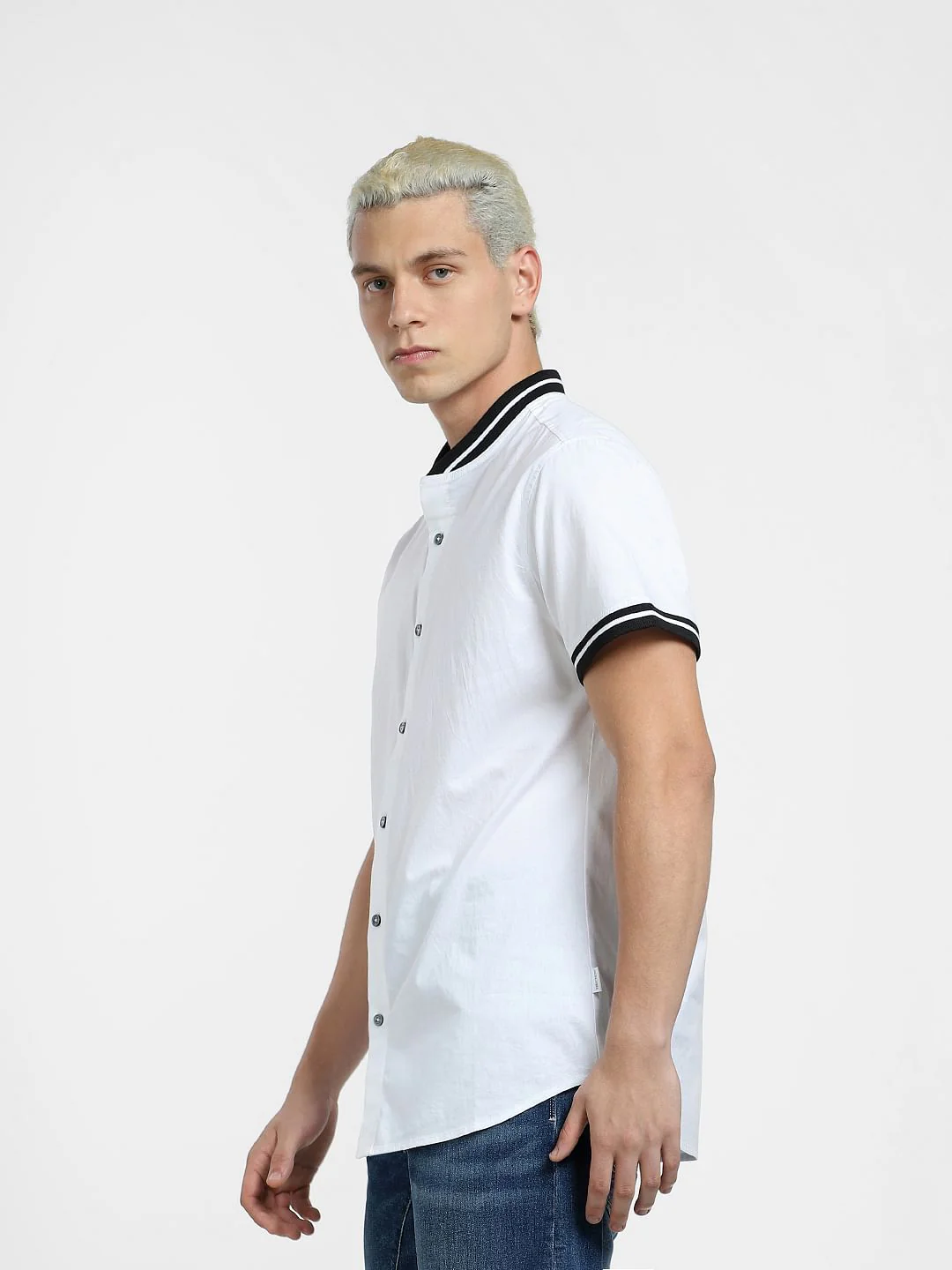 White Short Sleeves Shirt - Image 3