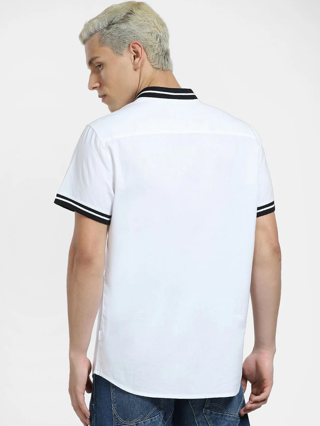 White Short Sleeves Shirt - Image 4