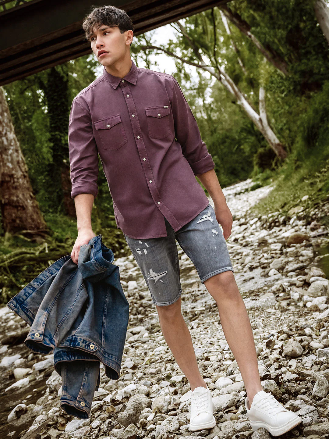 Violet Full Sleeves Shirt