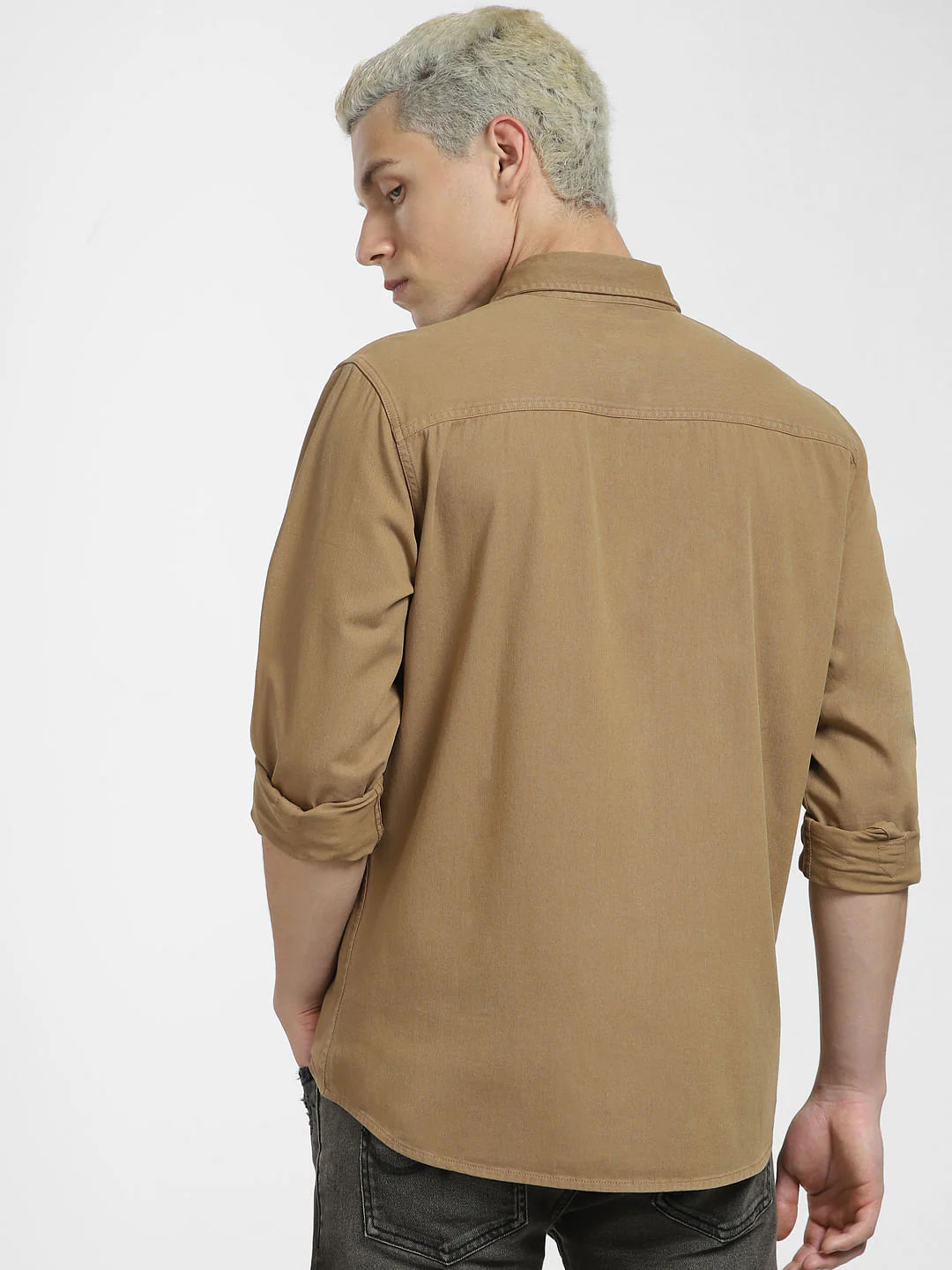 Brown Full Sleeves Shirt - Image 4