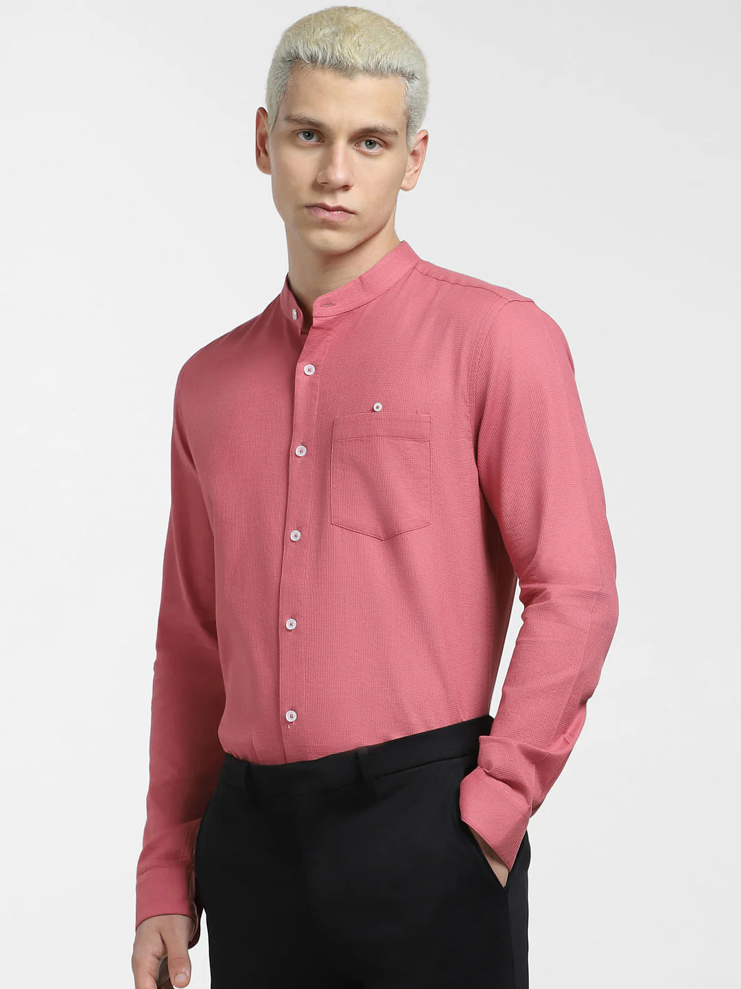 Mauve Full Sleeves Shirt - Image 2