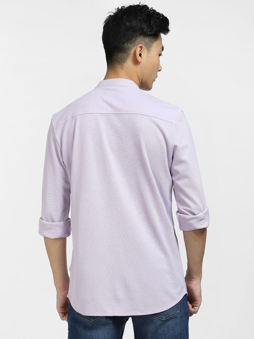 Lilac Full Sleeves Shirt - Image 4