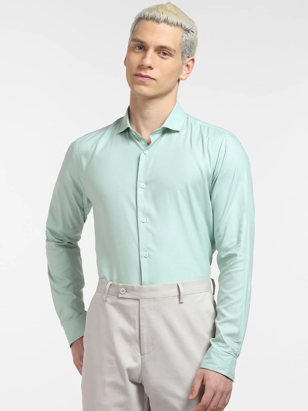 Green Full Sleeves Shirt - Image 2
