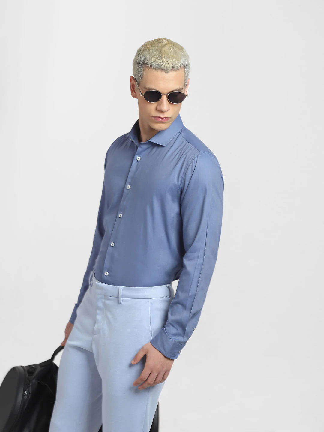 Blue Full Sleeves Shirt