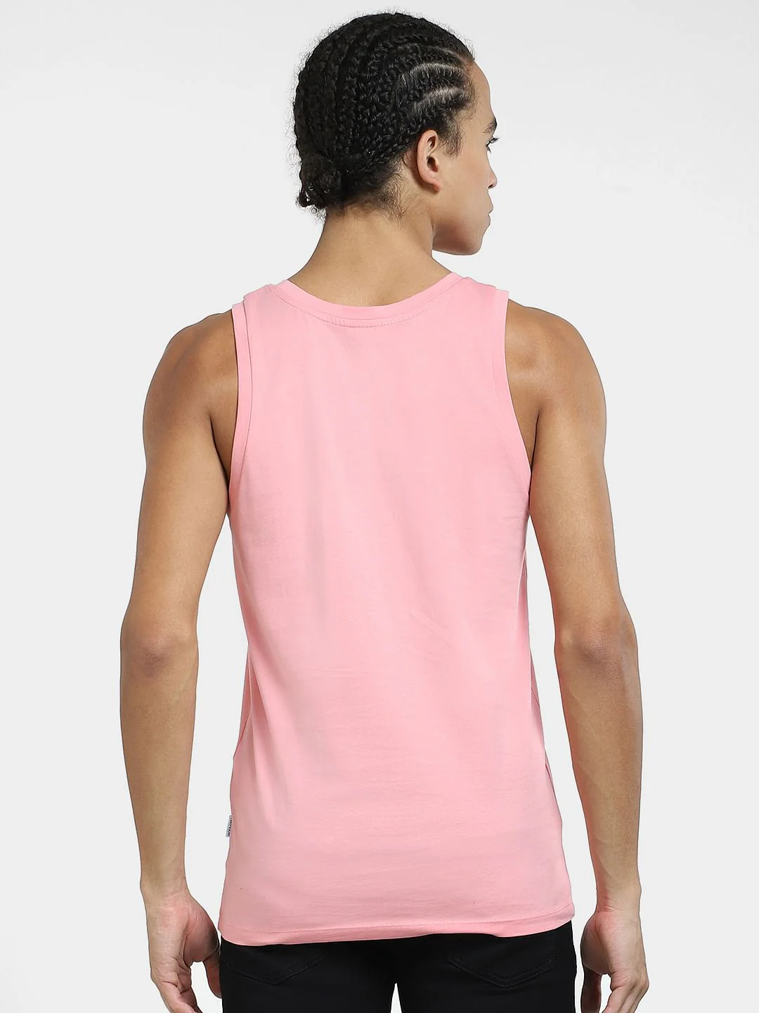 Pink Printed Cotton Vest - Image 4