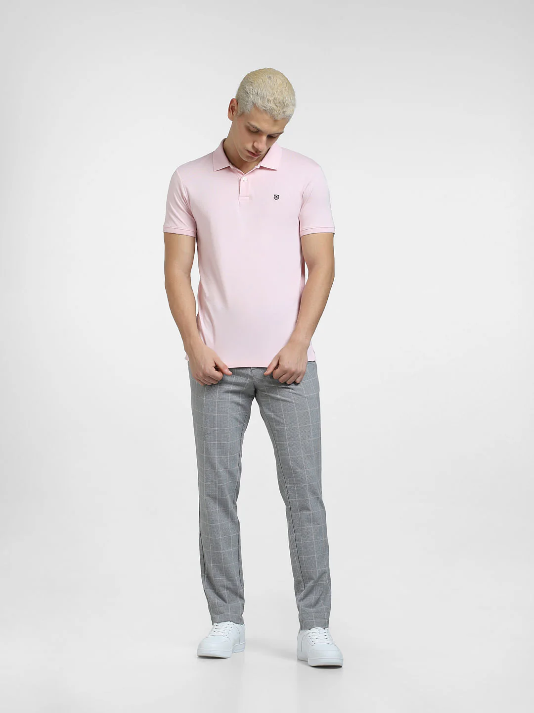 Pink Graphic Print Polo T-shirt - Image 6