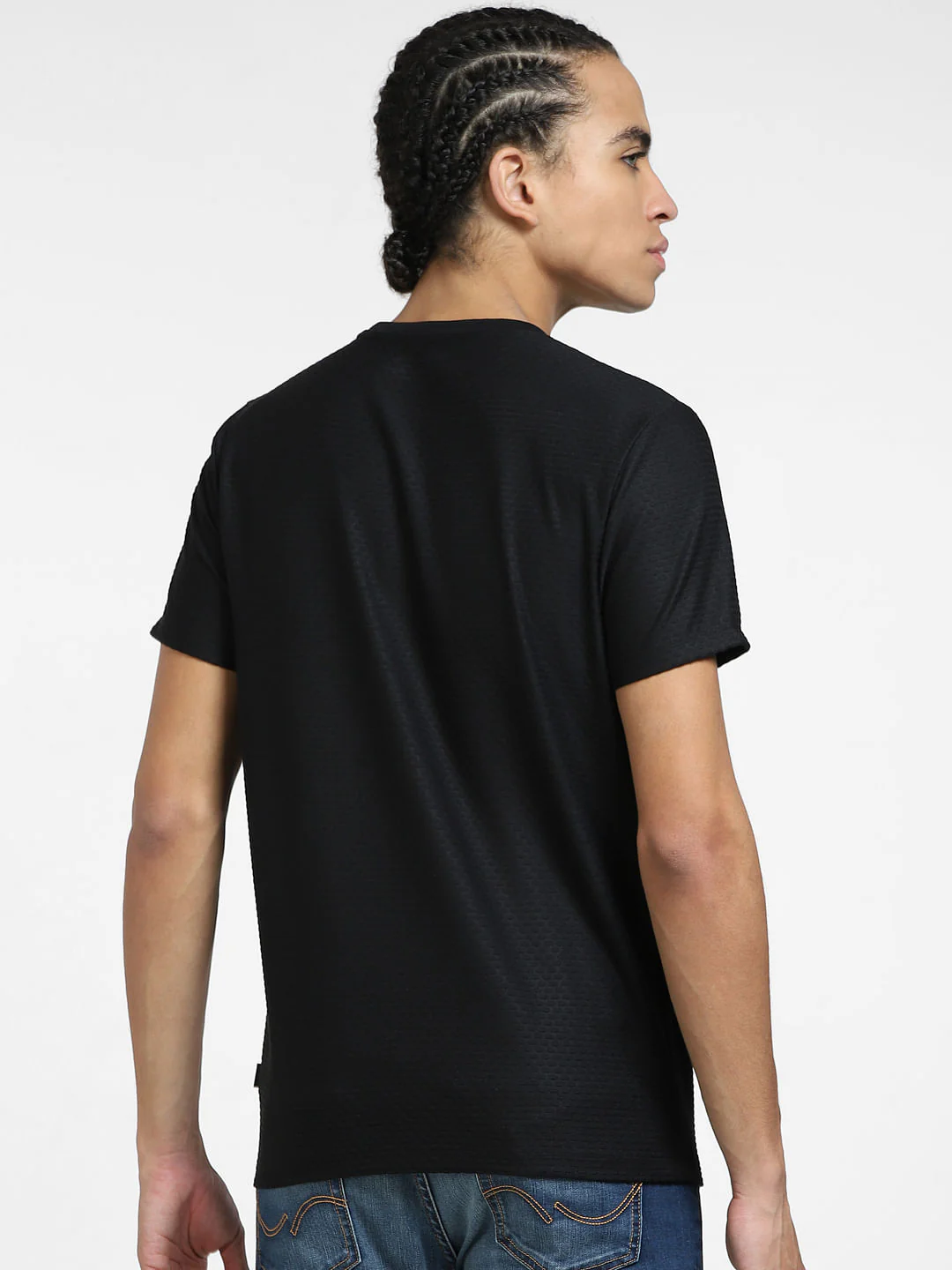 Black Crew Neck T-shirt - Image 4