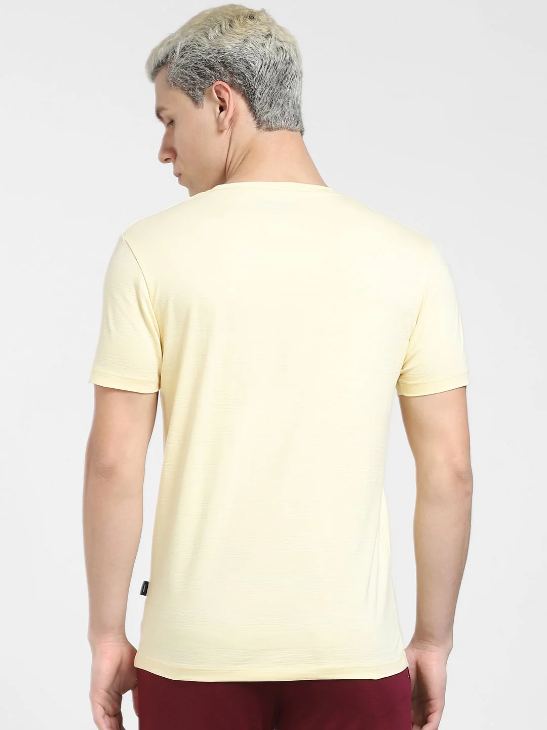Yellow Crew Neck T-shirt - Image 4