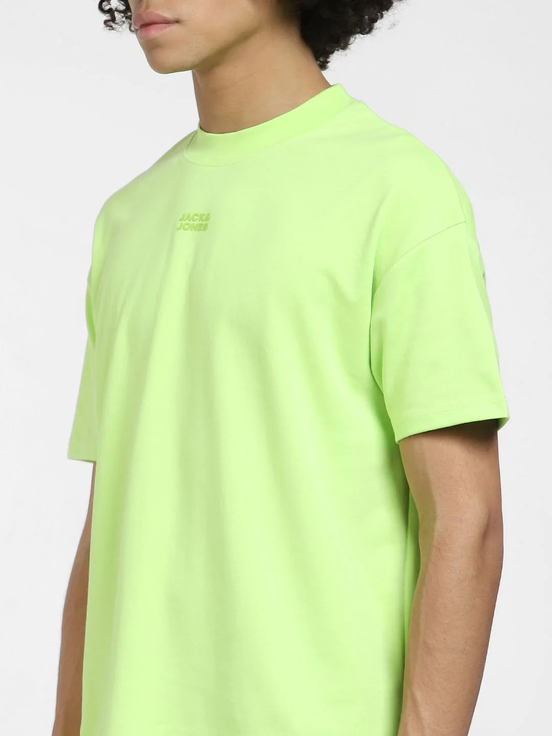 Lime Green Crew Neck T-shirt - Image 5