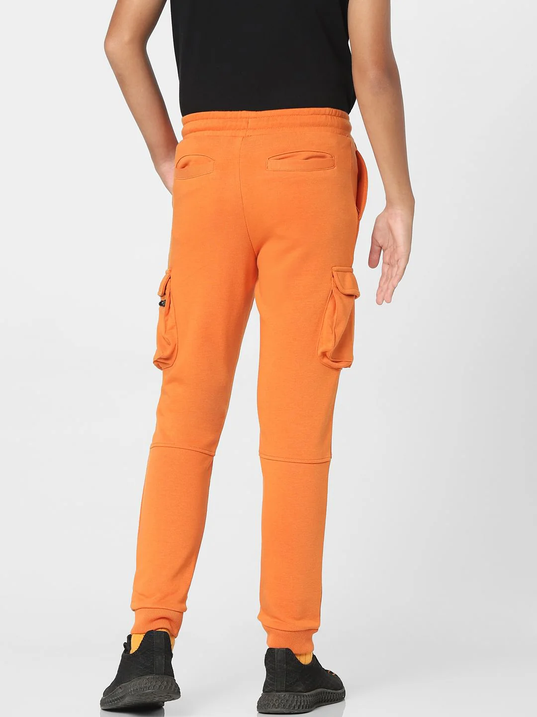 Orange Mid Rise Sweatpants - Image 4