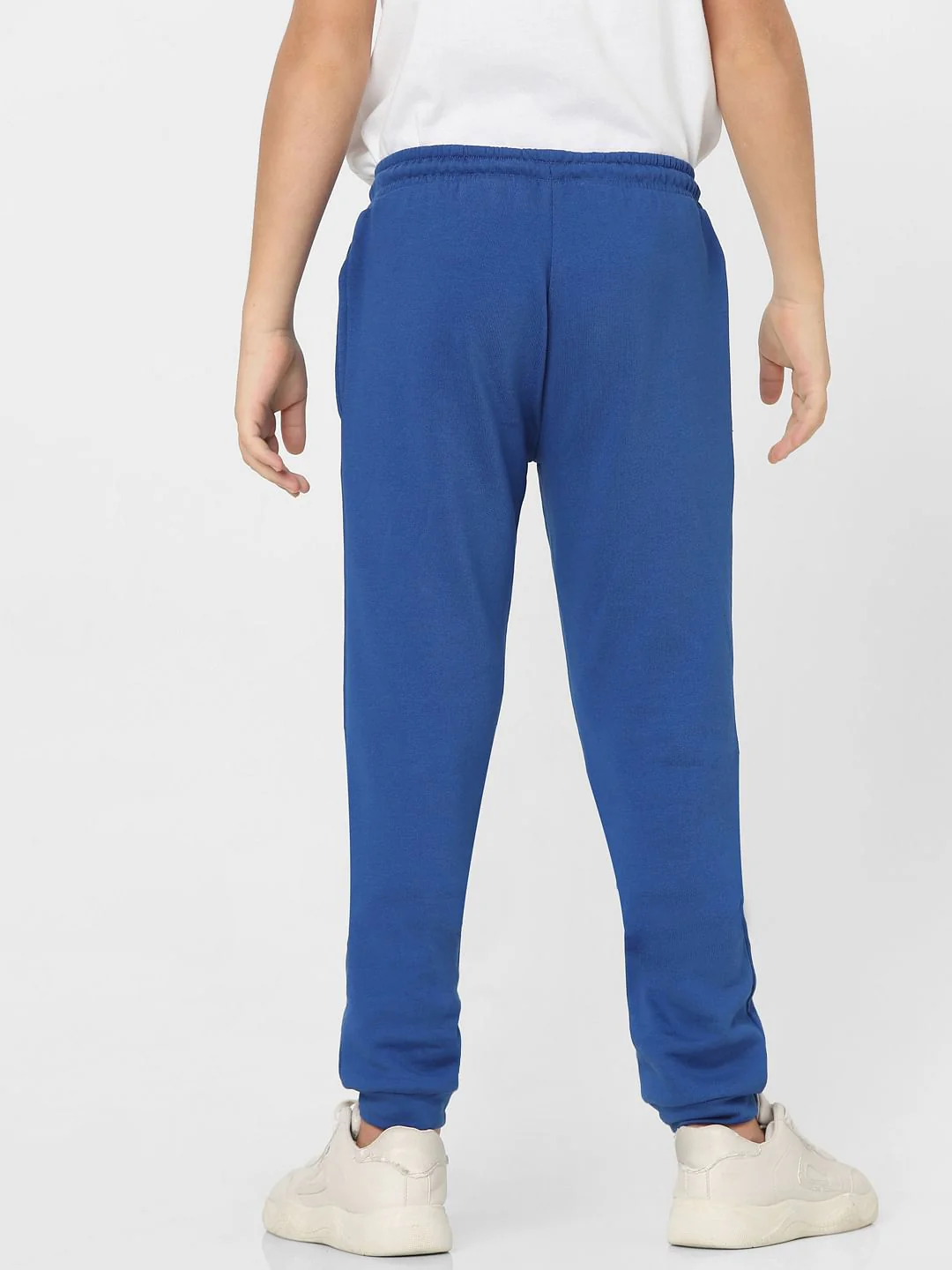 Boys Blue Mid Rise Sweatpants - Image 4