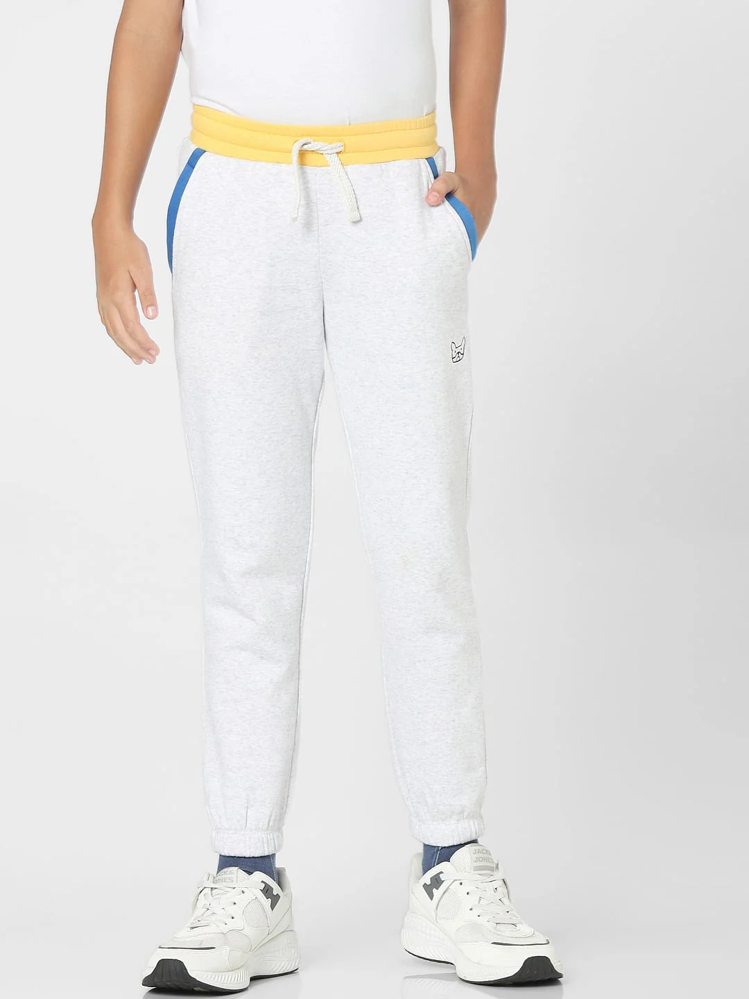 Grey Mid Rise Co-ord Sweatpants - Image 2