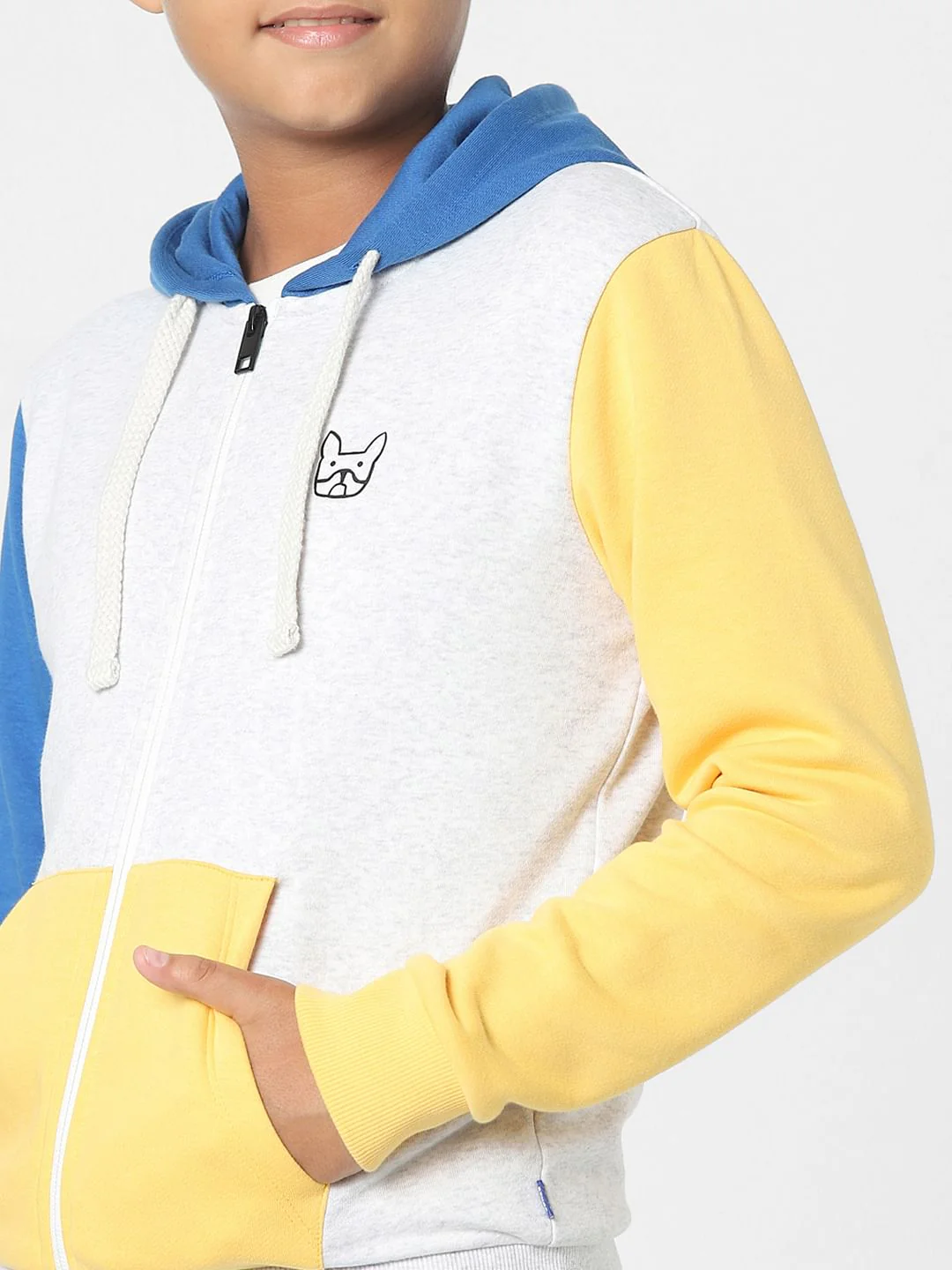 Grey Hooded Co-ord Sweatshirt - Image 5