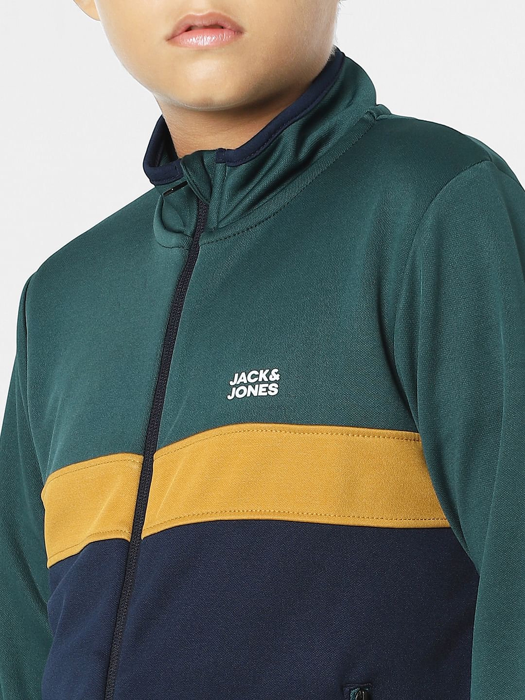 Dark Green Zip-Up Sweatshirt - Image 5