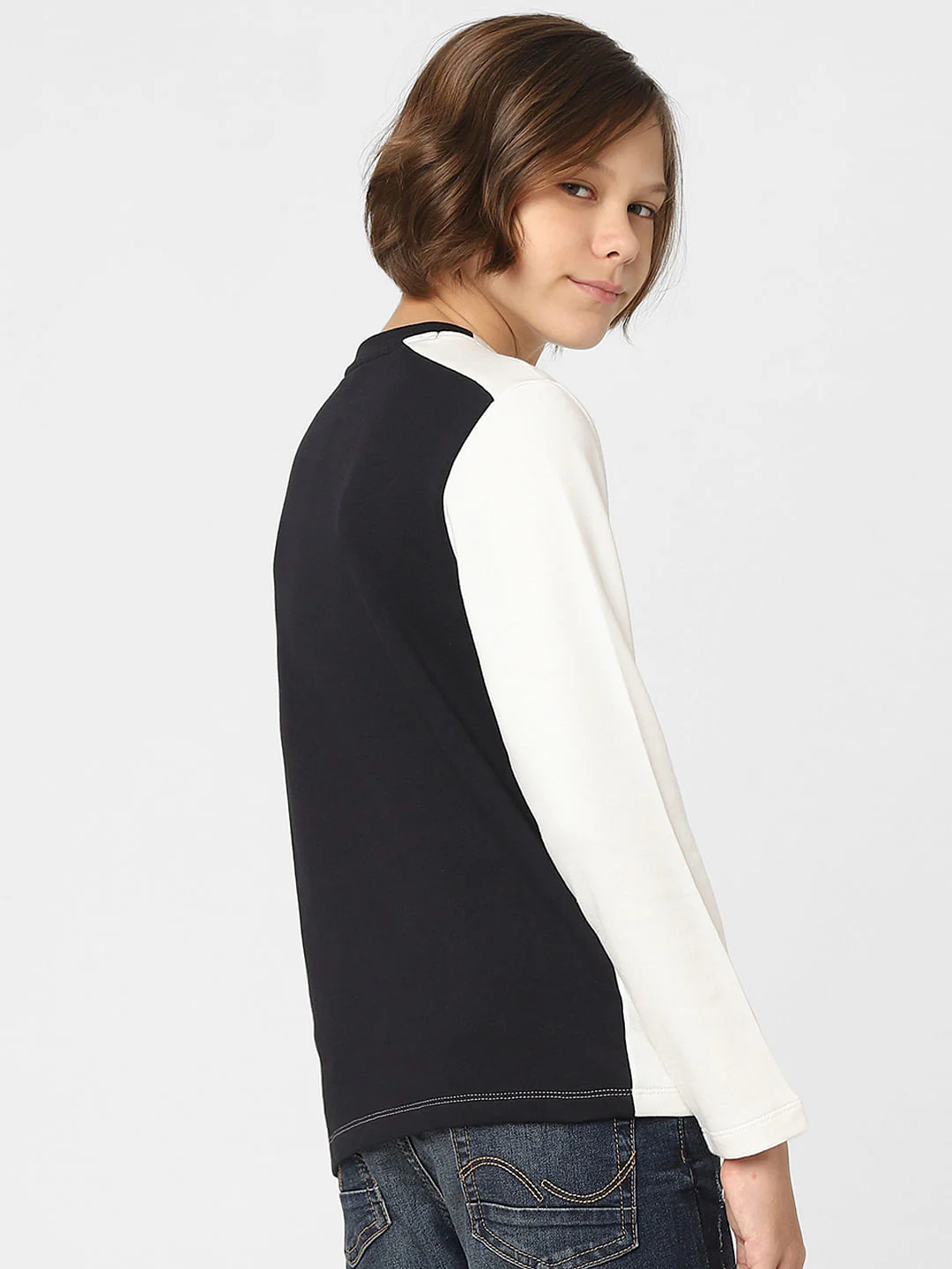 Boys White Logo Print Sweatshirt - Image 4