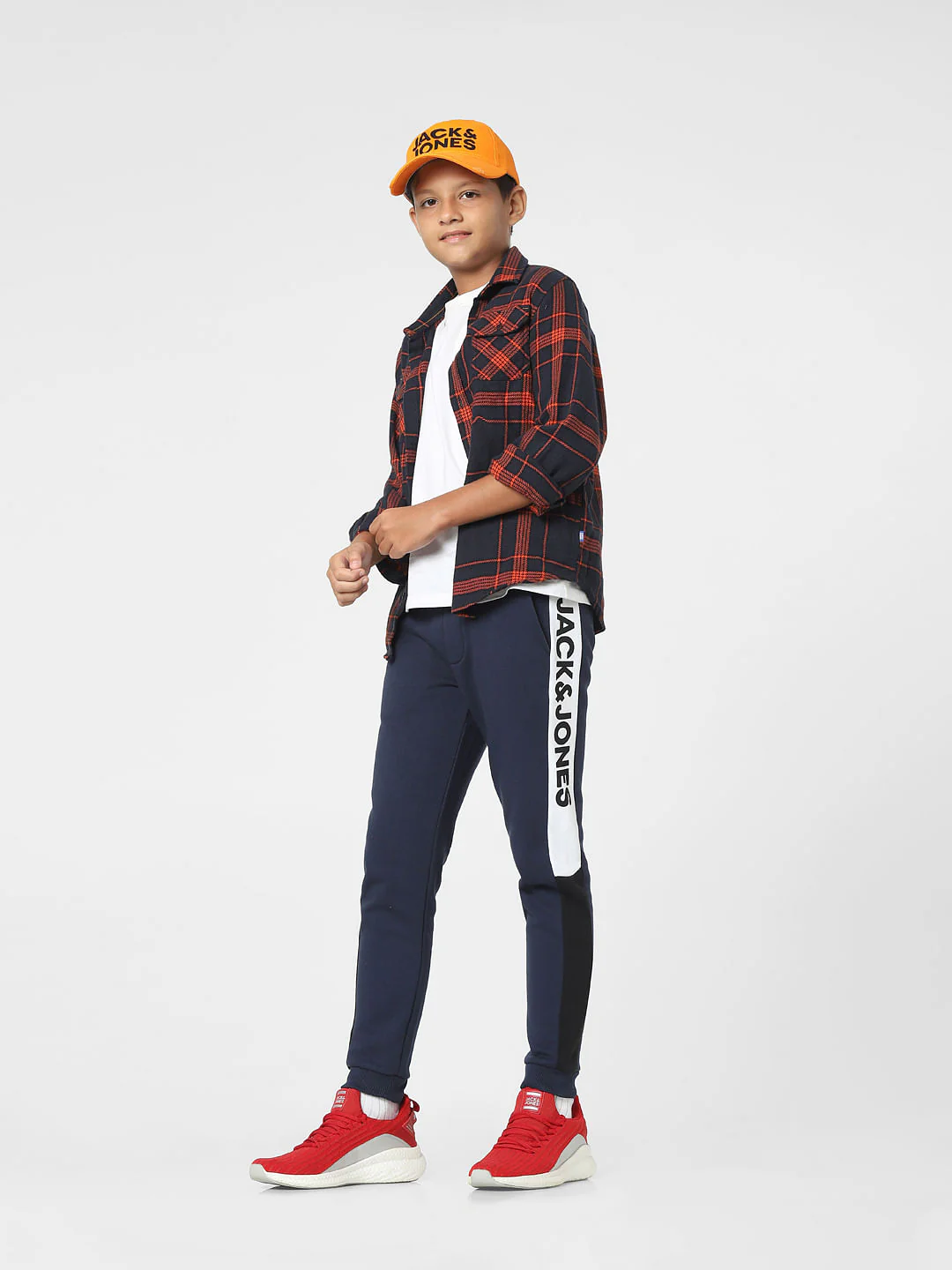 Navy Blue Mid Rise Sweatpants