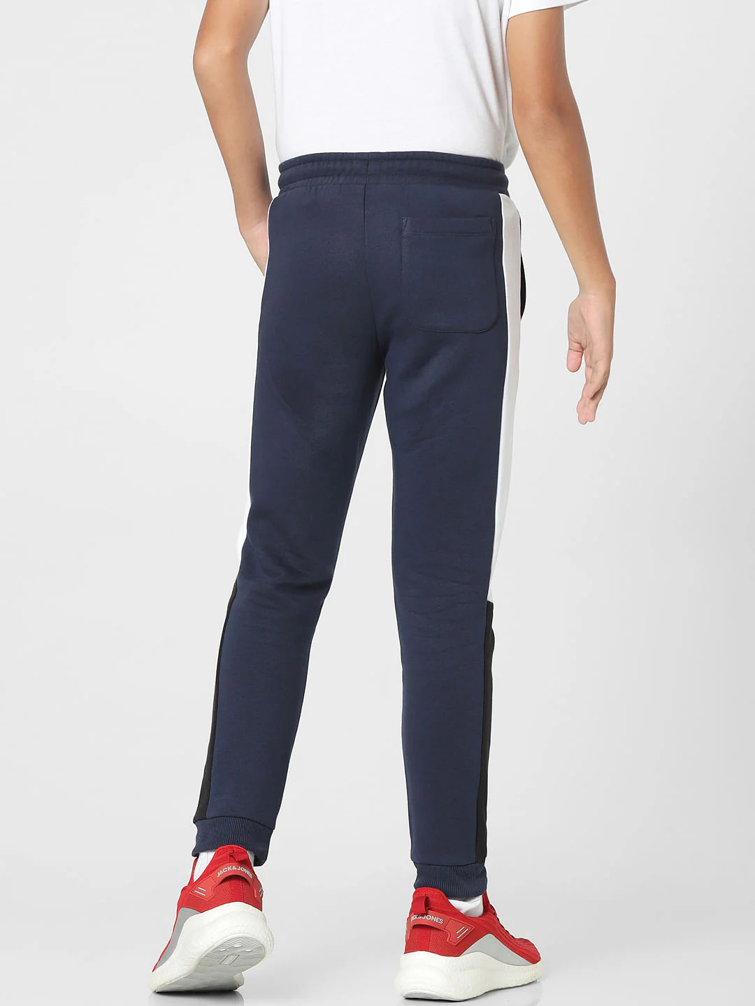 Navy Blue Mid Rise Sweatpants - Image 4