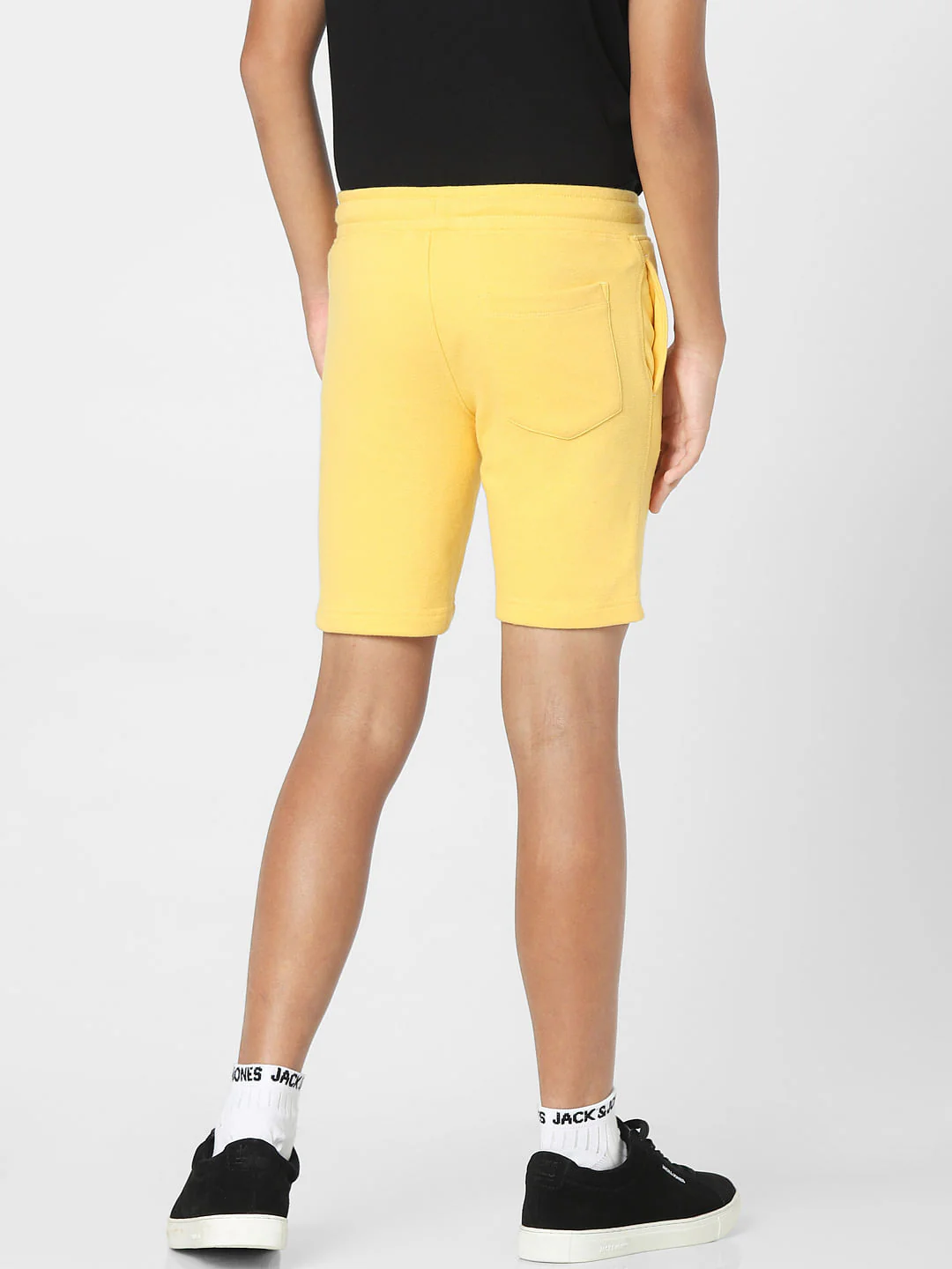 Yellow Mid Rise Sweatshorts - Image 4