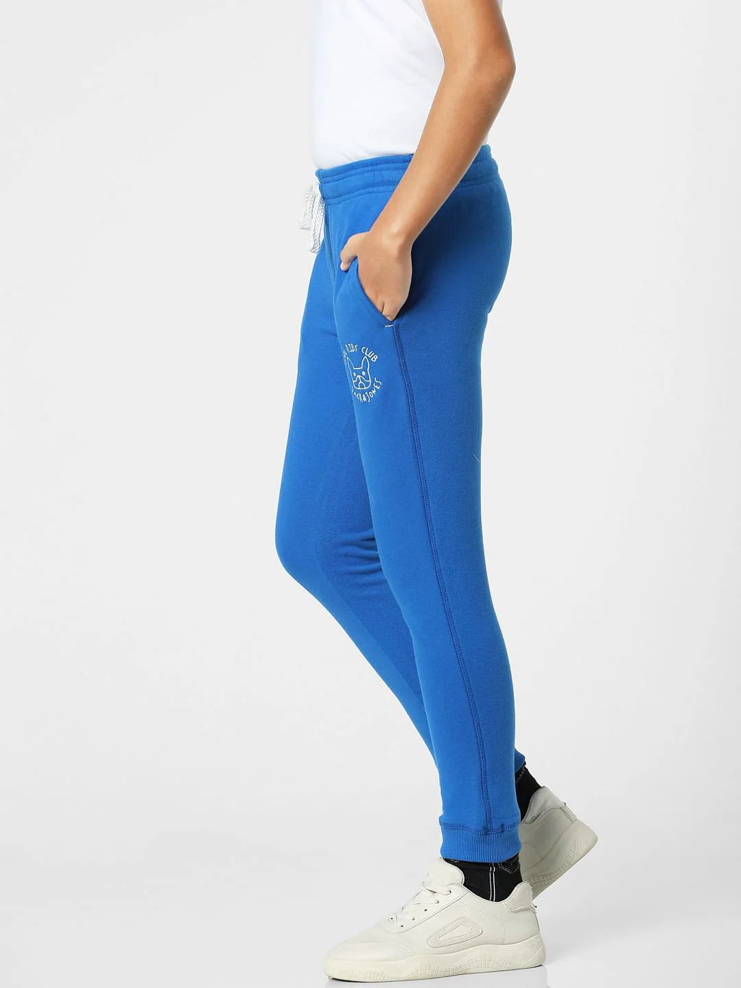 Blue Mid Rise Sweatpants - Image 3