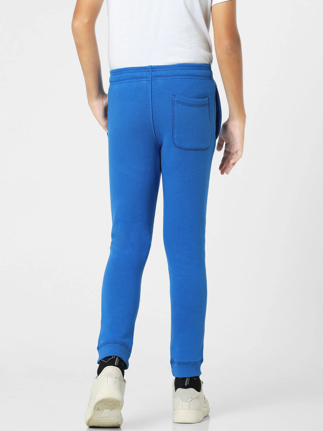 Blue Mid Rise Sweatpants - Image 4