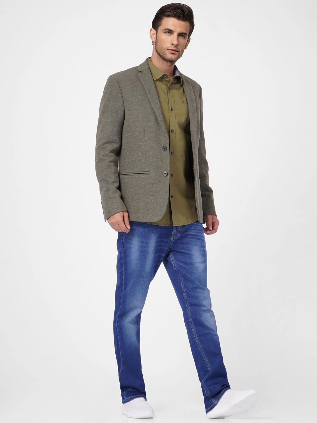 Green Full Sleeves Shirt