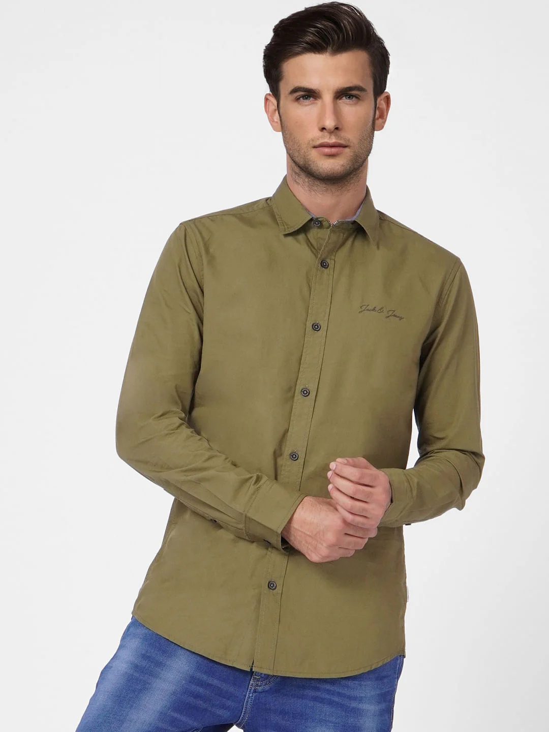 Green Full Sleeves Shirt - Image 2