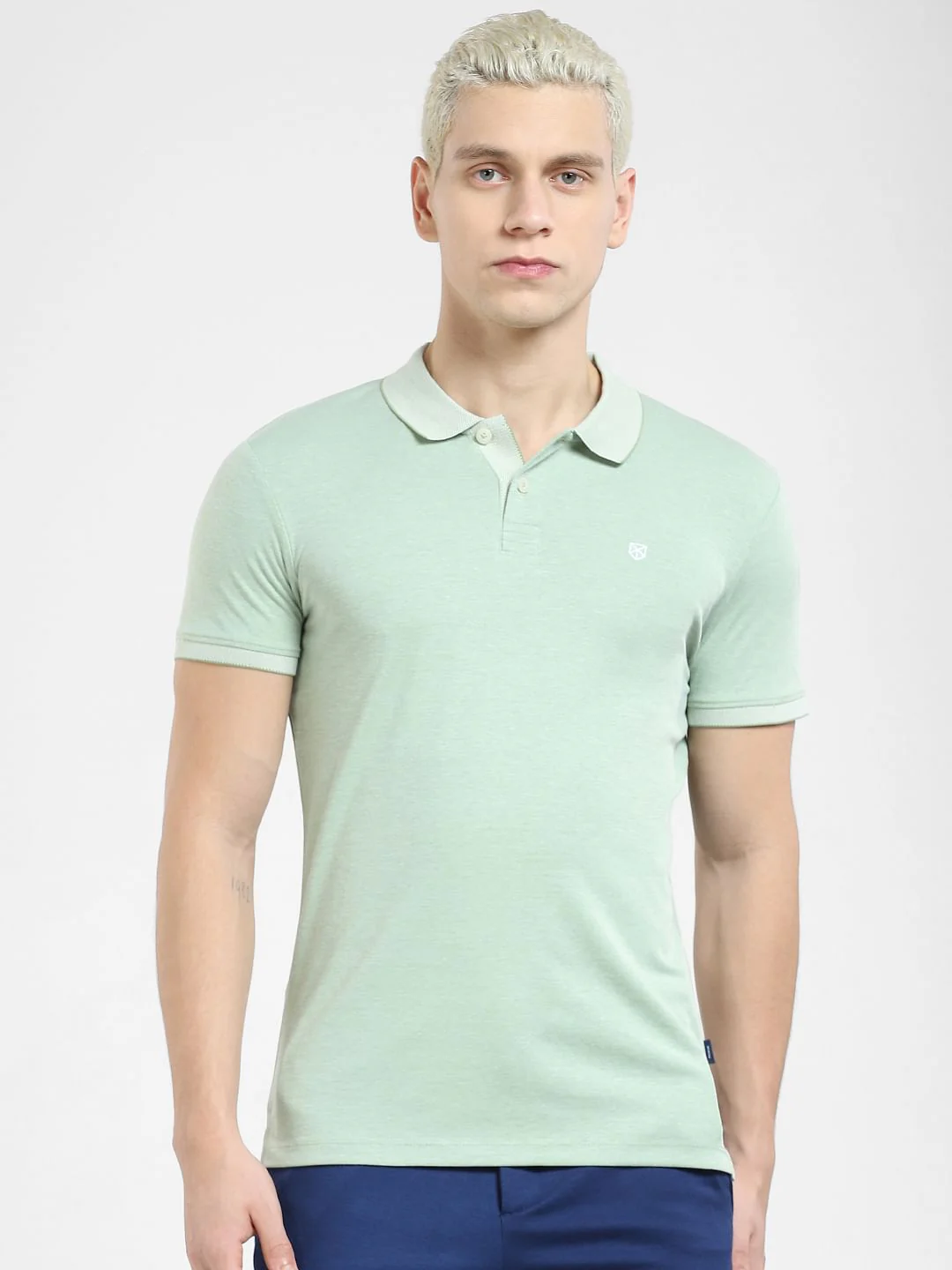 Green Polo Neck T-shirt - Image 2