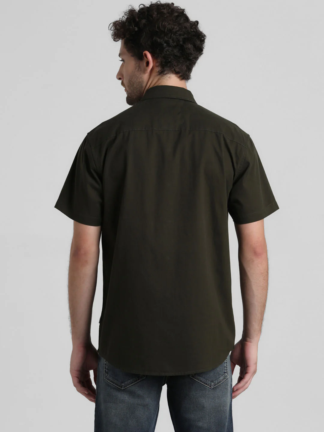 Green Cut & Sew Short Sleeves Shirt - Image 4