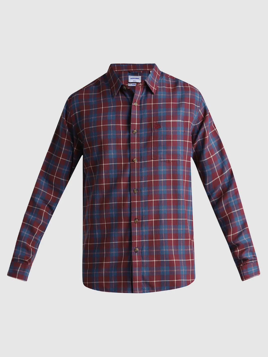 Red Check Full Sleeves Shirt - Image 7