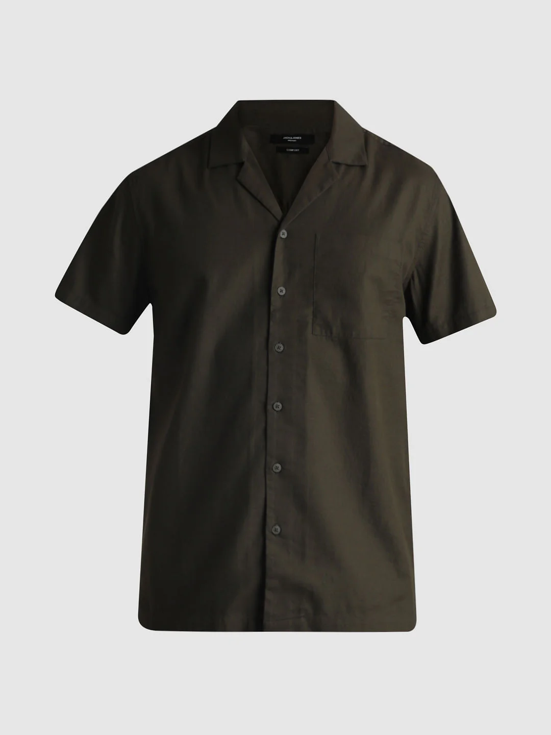 Olive Short Sleeves Shirt - Image 7