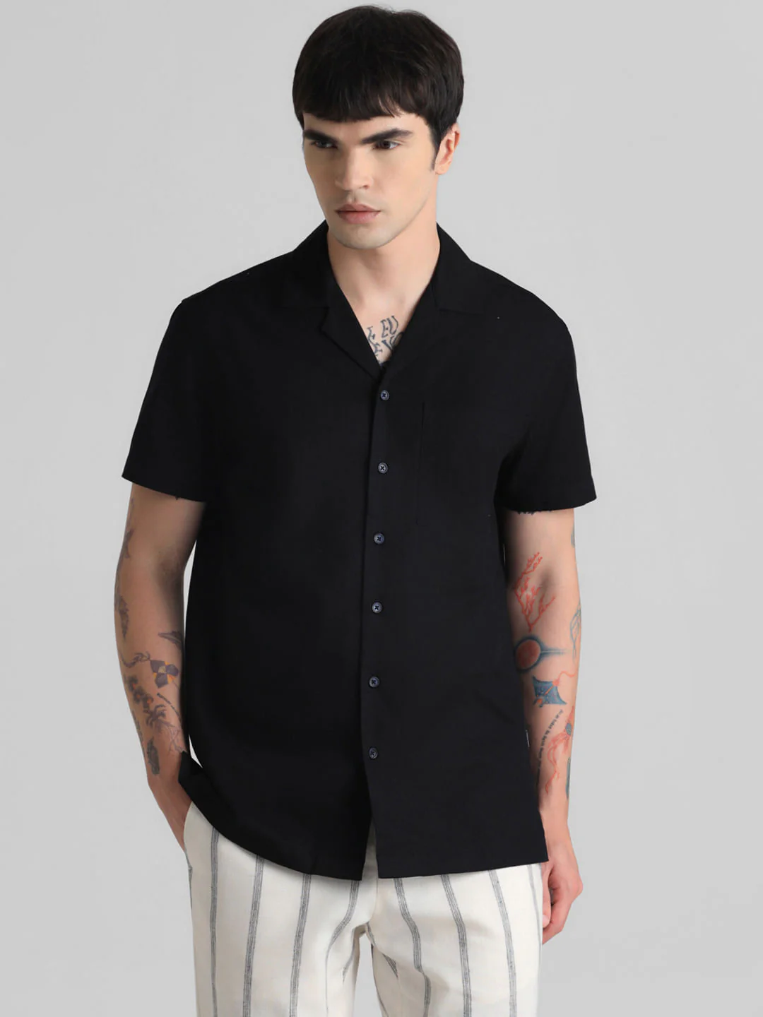 Black Short Sleeves Shirt - Image 2